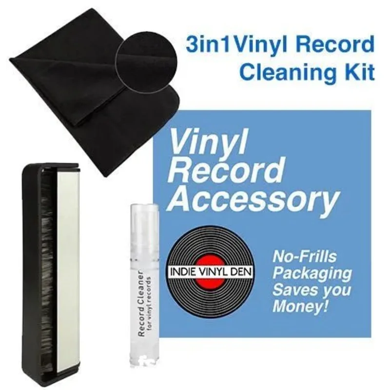 3 in 1 Vinyl Record Cleaning Kit by Indie Vinyl Den