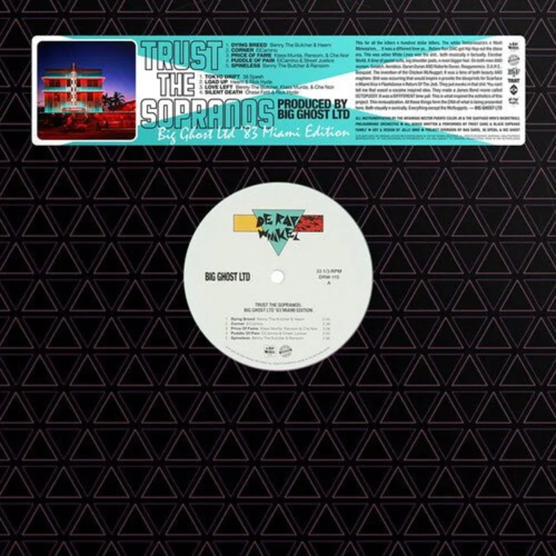 38 Spesh & Benny the Butcher - Trust the Sopranos: Big Ghost LTD '83 Miami Edition (Turquoise Color) Vinyl LP