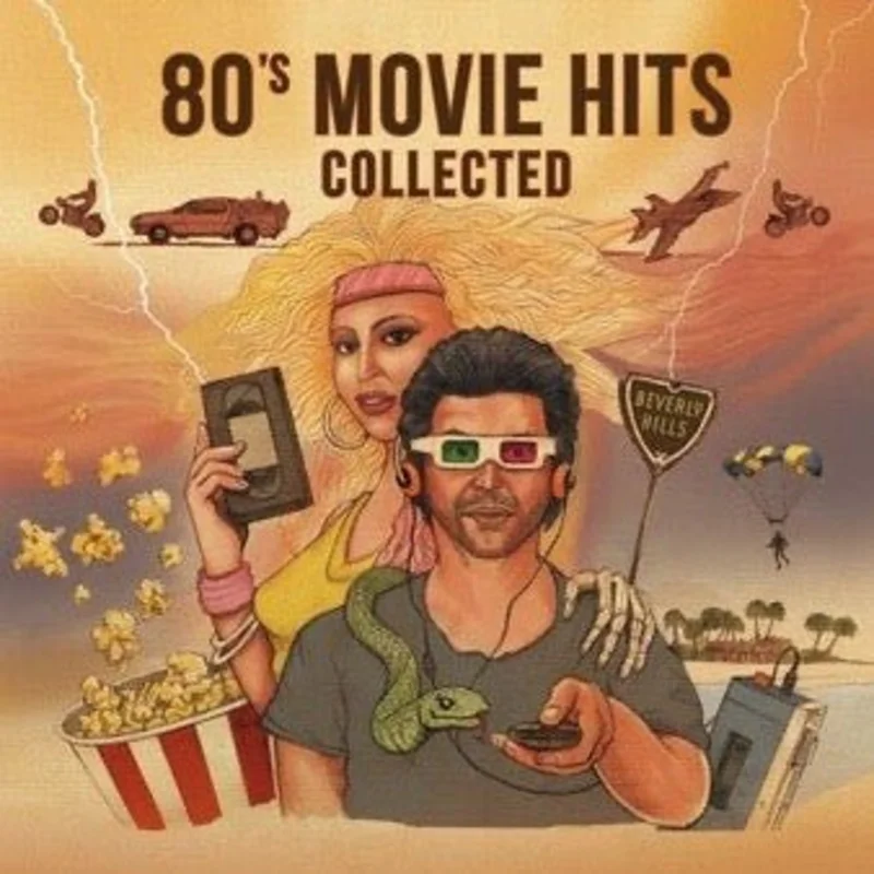 80's Movie Hits Collected (Limited Edition 180g Black & White Color) Vinyl LP