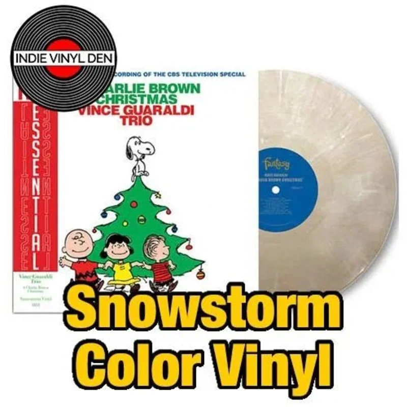 A Charlie Brown Christmas- Vince Guaraldi Trio - Snowstorm Color Vinyl