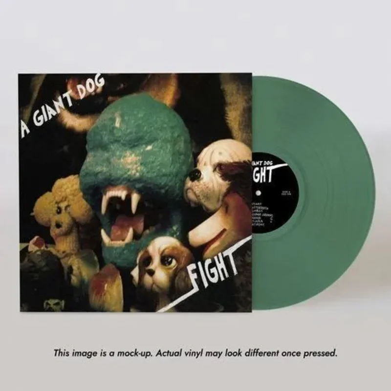 A Giant Dog - Fight (Reissue) - Green Color Vinyl Record LP