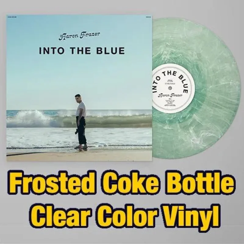 Aaron Frazer - Into The Blue - Frosted Coke Bottle Clear Color Vinyl Record