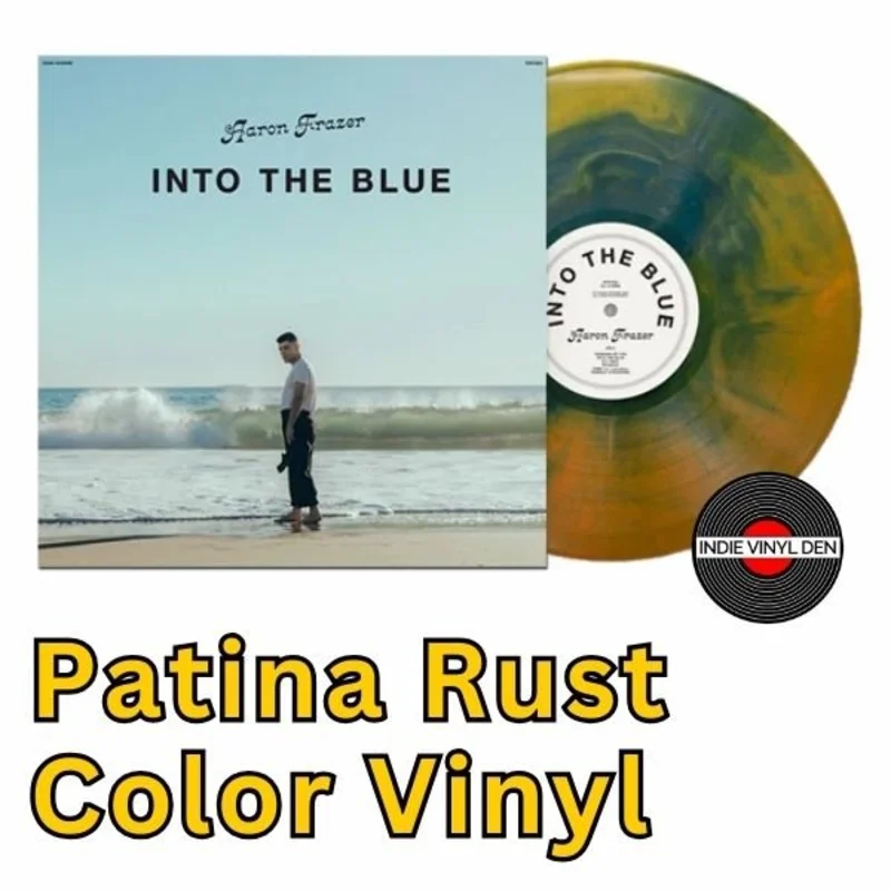 Aaron Frazer - Into The Blue - Patina Rust Color Vinyl Record