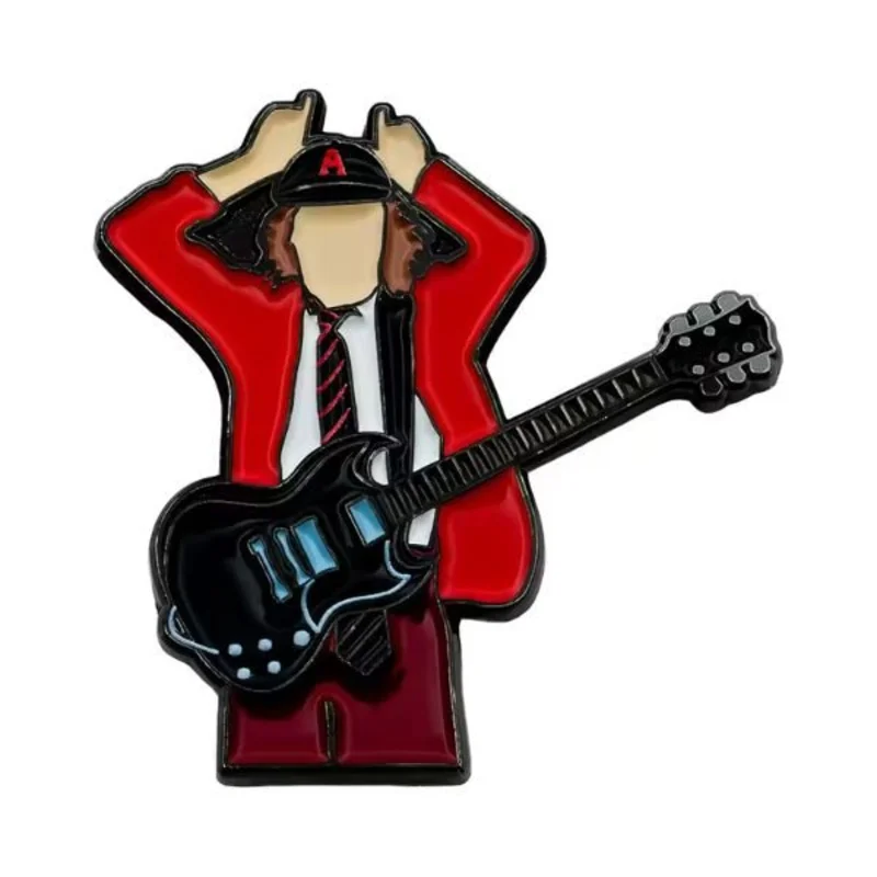 AC/DC Angus Devil Horn - Enamel Pin
