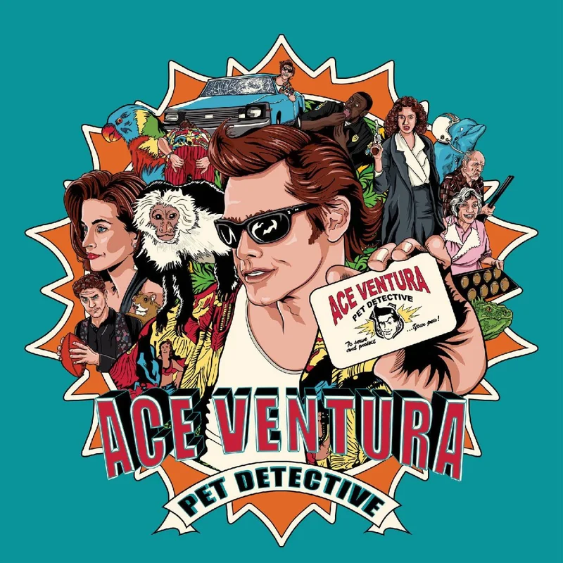 Ace Ventura: Pet Detective (Original Motion Picture Score)(Turqoise & Orange Color) Vinyl LP