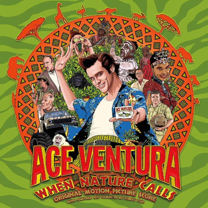 Ace Ventura: When Nature Calls (Original Motion Picture Score)(Turquoise & Orange Color) Vinyl LP
