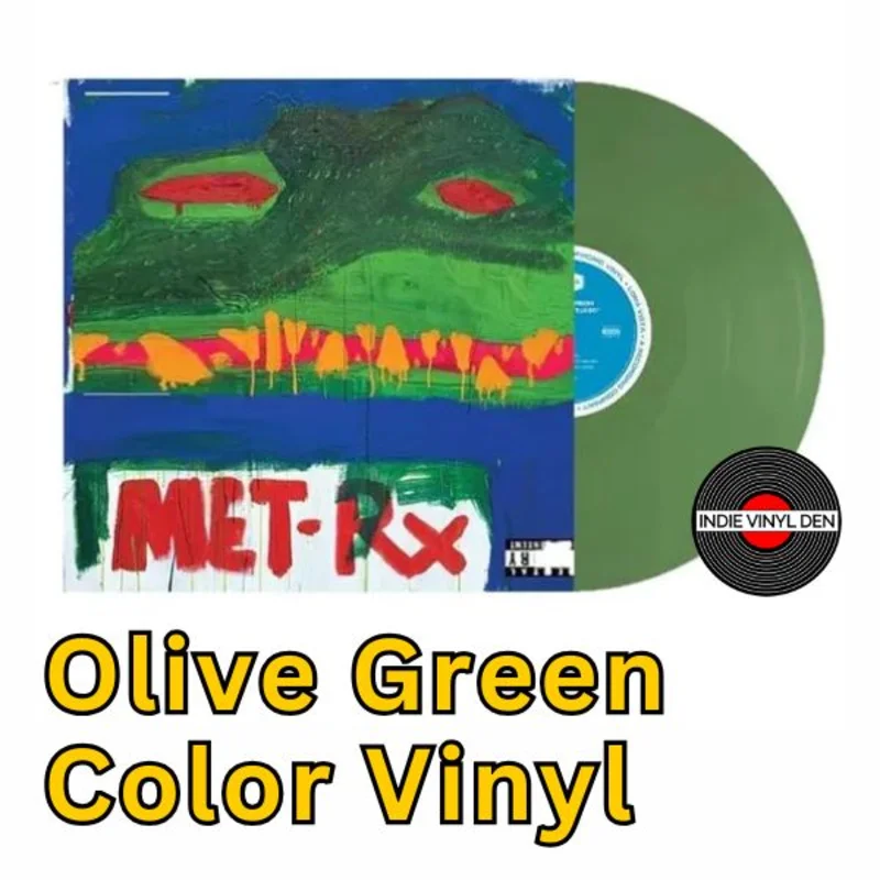 Action Bronson Crocodrillo Turbo Olive Green Color Vinyl Record