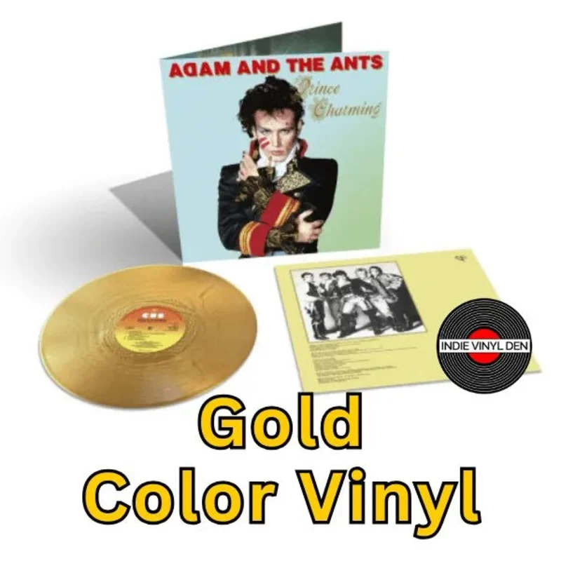 Adam and the Ants - Prince Charming - Gold Color Vinyl Record
