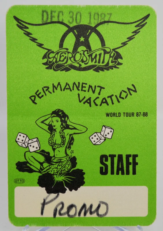 Aerosmith - Permanent Vacation Backstage Pass