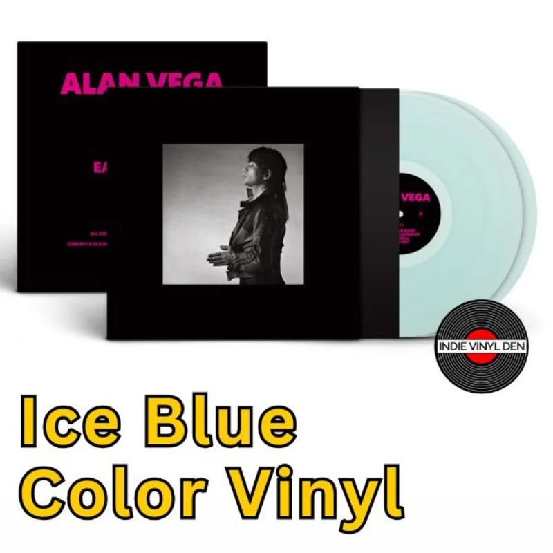 Alan Vega (Deluxe Remastered Edition) Alan Vega - Ice Blue Color Vinyl Record