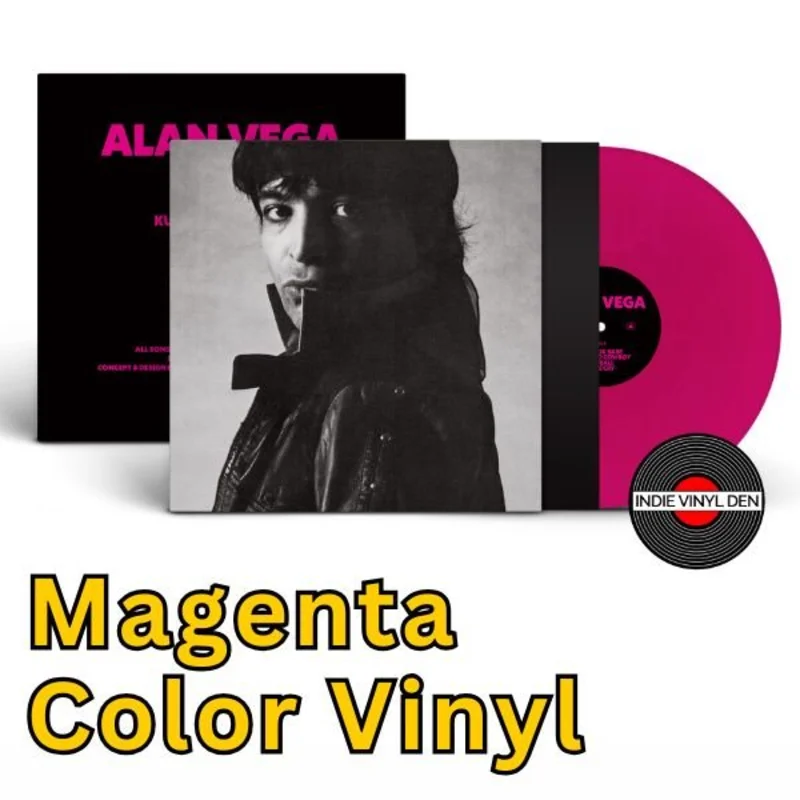 Alan Vega (Remastered) Alan Vega - Magenta Color Vinyl Record