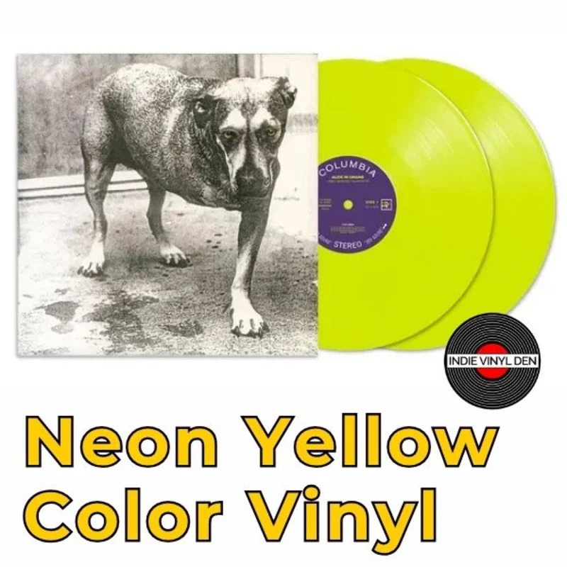 Alice in Chains - Neon Yellow Vinyl Record *