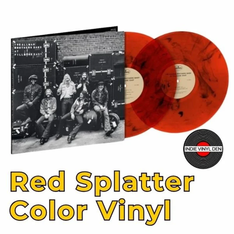 Allman Brothers Band - Live At The Fillmore East - Red Splatter Color Vinyl 2LP Import