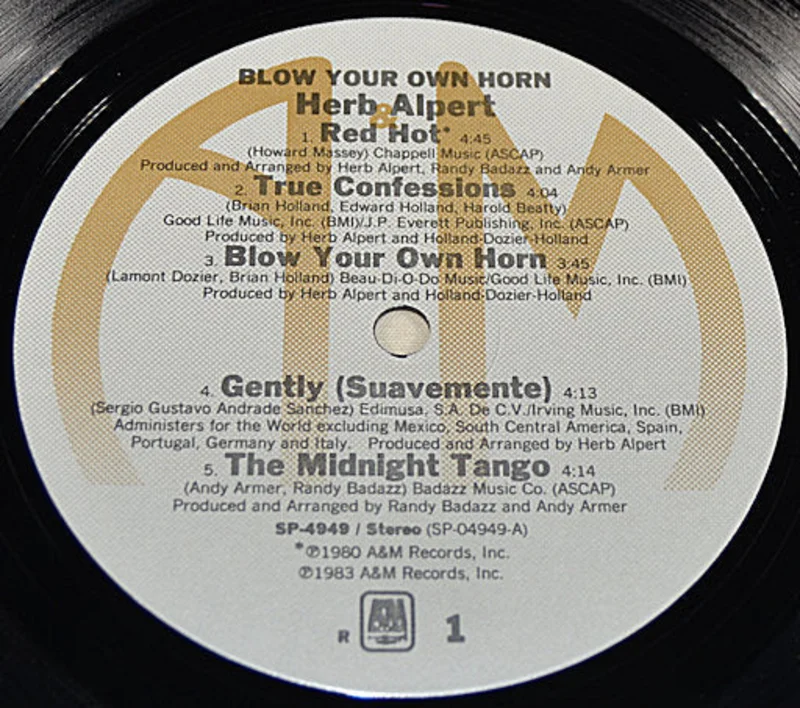 Alpert, Herb - Blow Your Own Horn