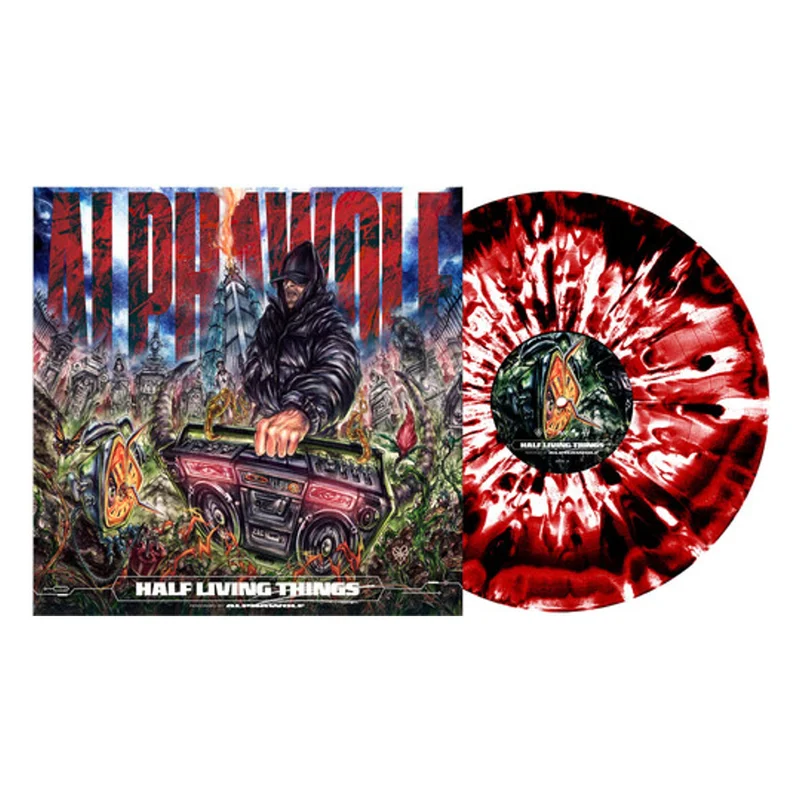 Alpha Wolf - Half Living Things (Red, Black & White Corona)