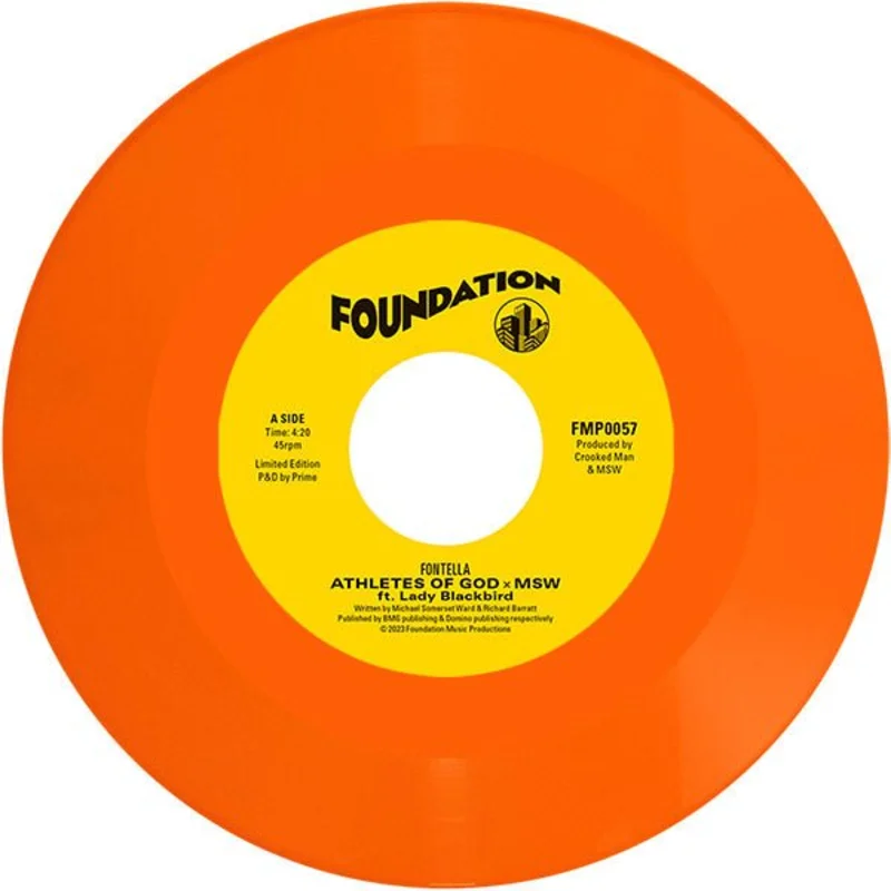 Athletes of God - Fontella Vinyl 7"