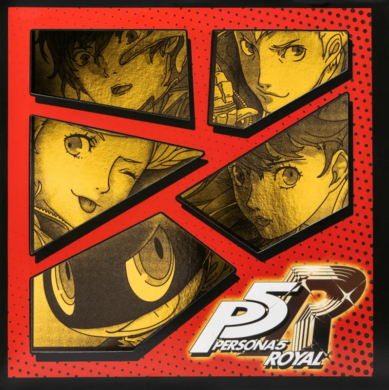 Atlus Sound Team - Persona 5 Royal Soundtrack (Red/Black Ice/Gold Nugget Color) Vinyl LP