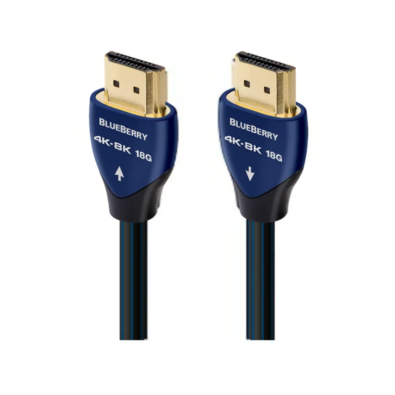 AudioQuest BlueBerry 18 High Speed 4K-8K 18Gbps HDMI Cable (Quick Ship)