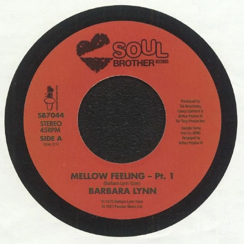 Barbara Lynn - Mellow Feeling 7" Vinyl