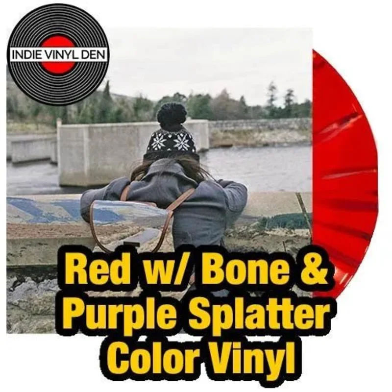 Basement - I Wish I Could Stay Here - Red w/ Bone & Purple Splatter Color Vinyl Record