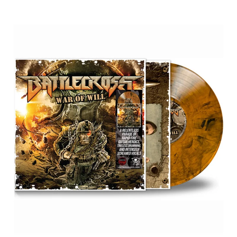 Battlecross - War of Will (Amber Wave Vinyl)