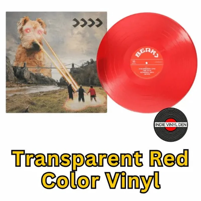 Beak> - >>>> - Transparent Red Vinyl Record
