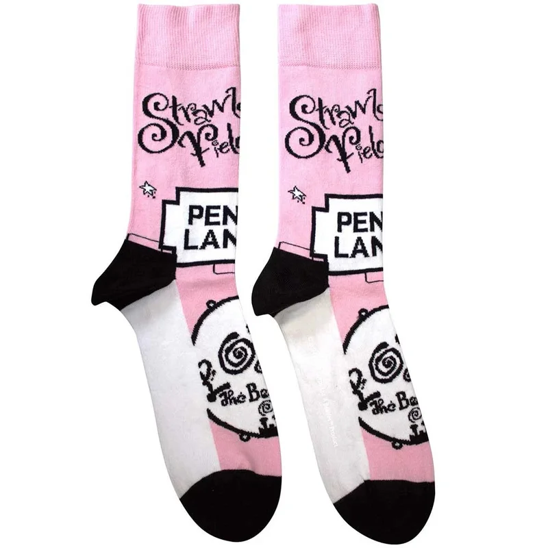 Beatles - Strawberry Fields / Penny Lane Socks