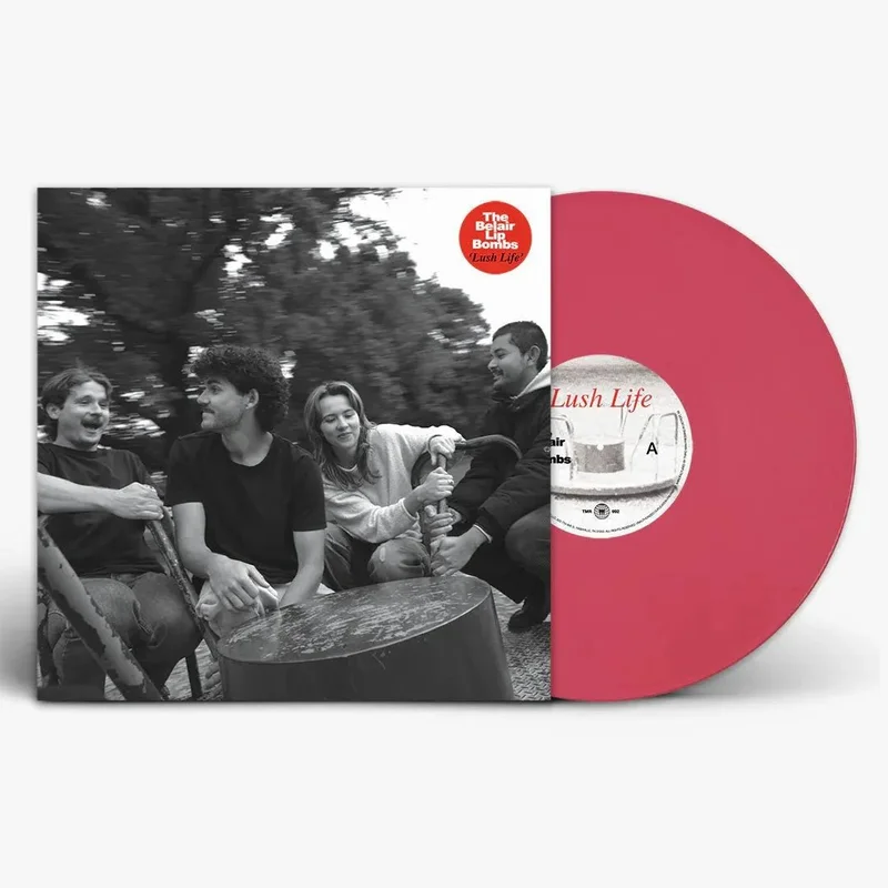 Belair Lip Bombs - Lush Life - Pink Color Vinyl Record