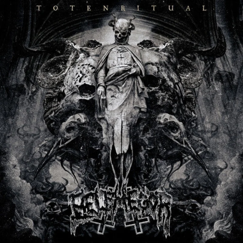 Belphegor - Totenritual (Crystal Clear, Gold & Black Splatter)