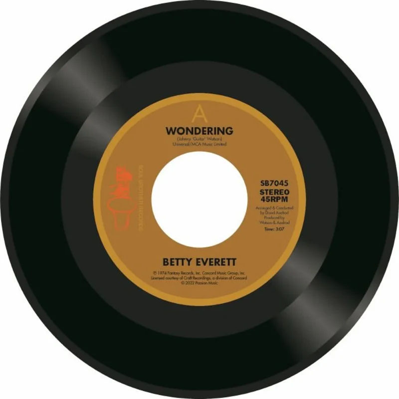 Betty Everett - Wondering b/w Try It 7" Vinyl