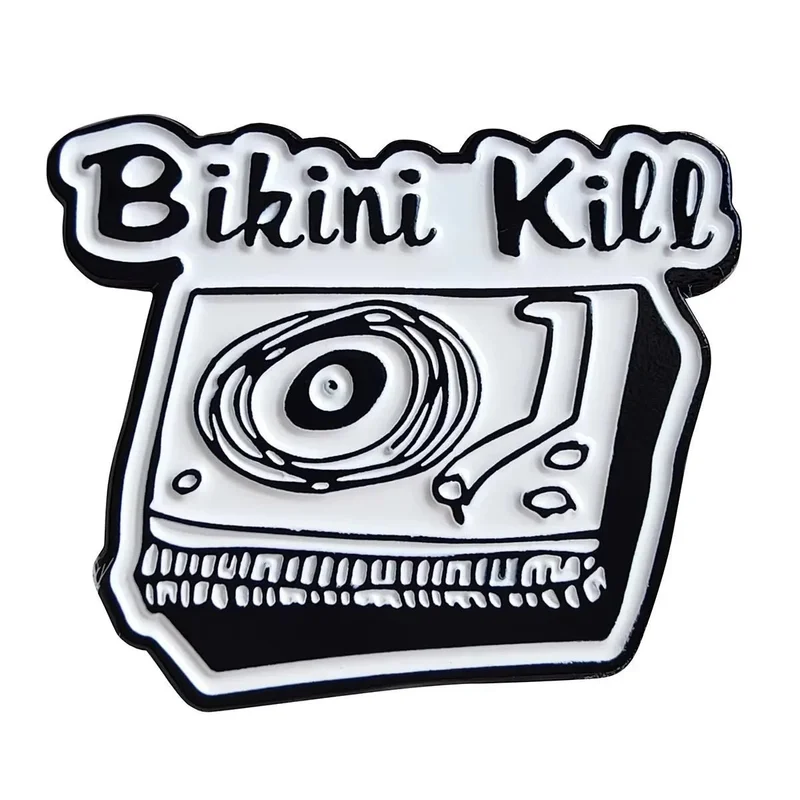 Bikini Kill Turntable - Enamel Pin