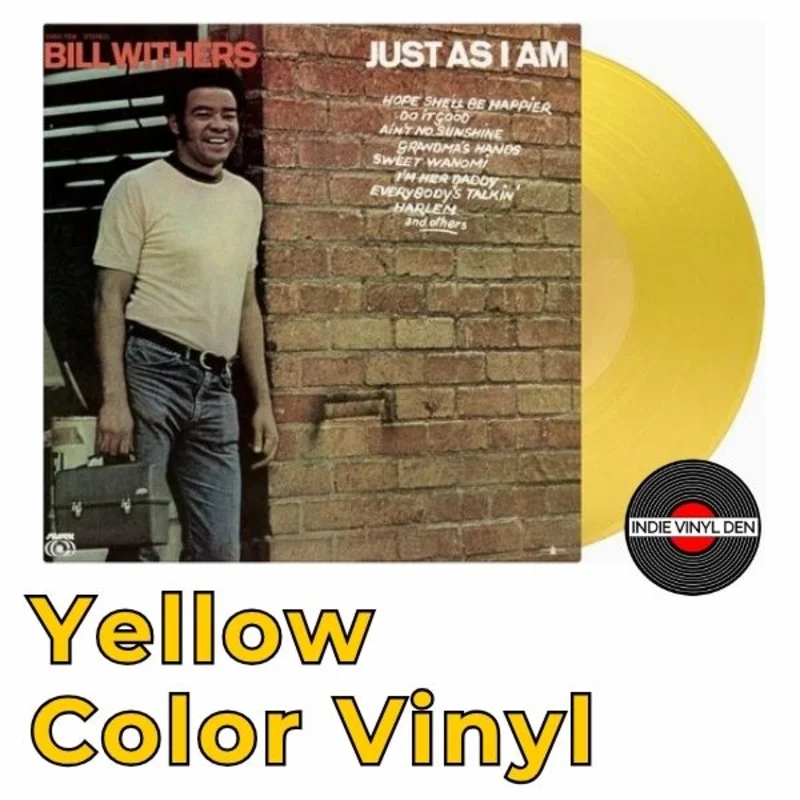 Bill Withers - Just As I Am - Yellow Color Vinyl 180g Import