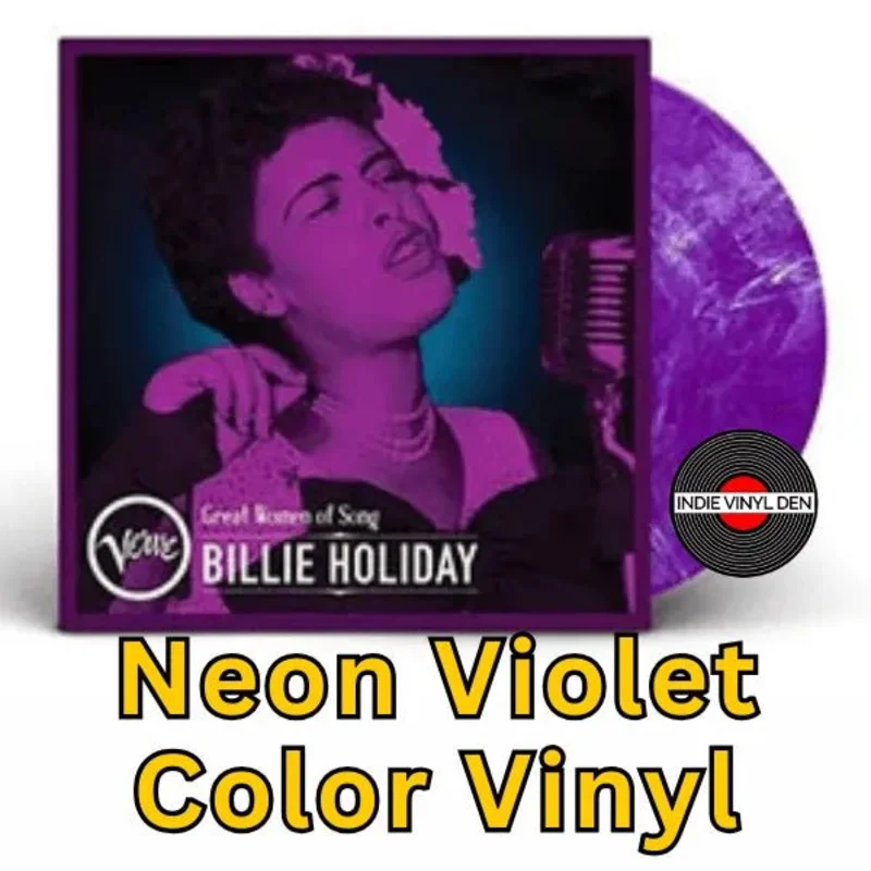 Billie Holiday - Great women of Song - Neon Purple Vinyl Record