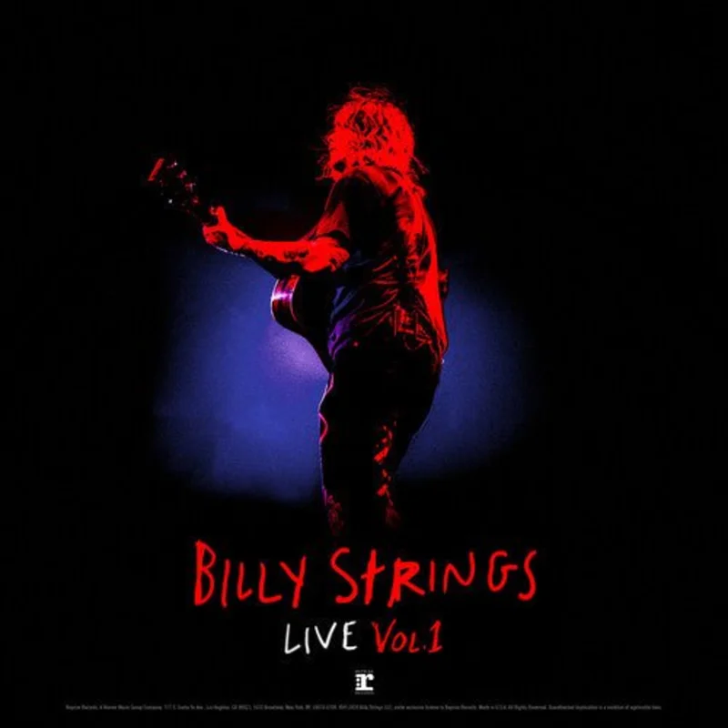 Billy Strings - Live: Vol. 1 (Translucent Blue Color) Vinyl LP