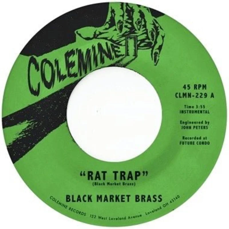 Black Market Brass - Rat Trap b/w Chop Bop (Purple Swirl) Vinyl 7"