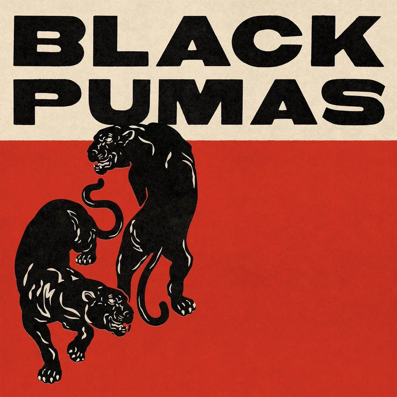 Black Pumas - Black Pumas (Deluxe Red/Gold/Black Color) Vinyl LP