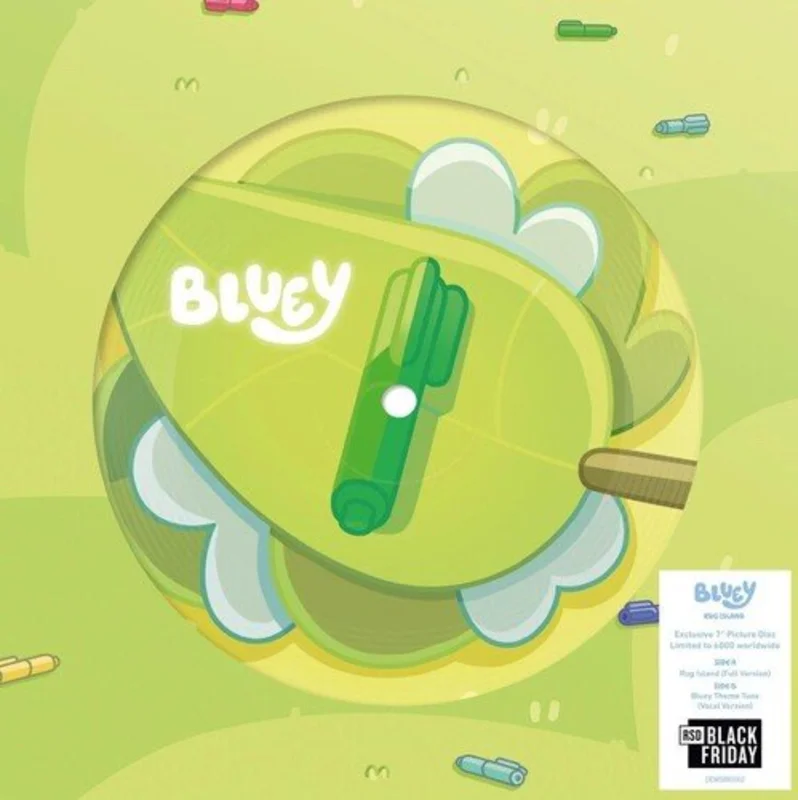 Bluey - Rug Island / Bluey Theme Tune (RSD Black Friday 2024) Vinyl 7"