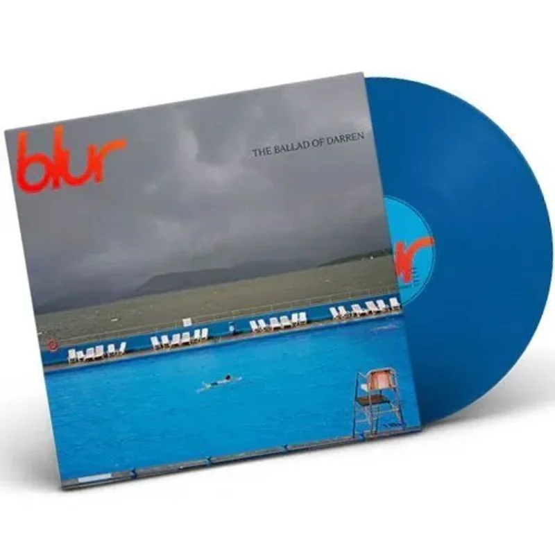 blur - Ballad of Darren - Sky Blue Color Vinyl Record *