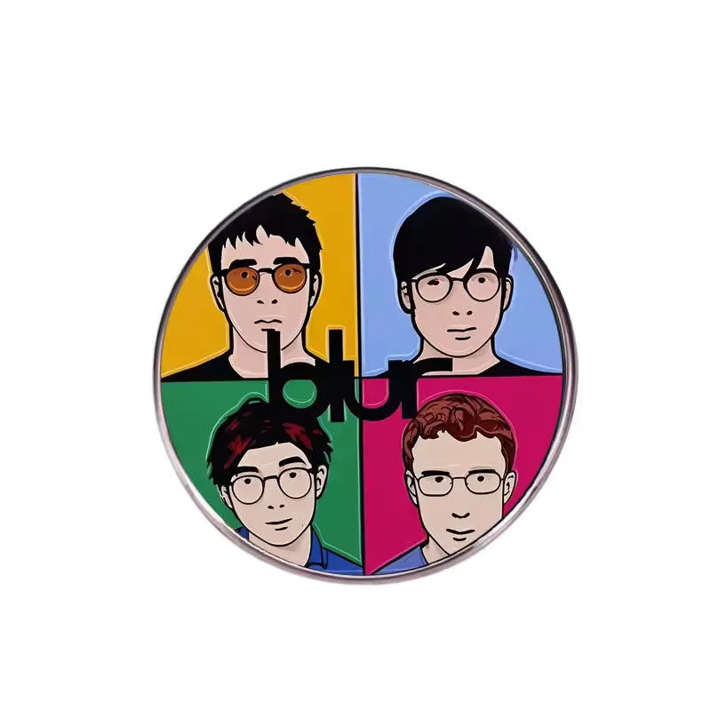 Blur Round - Enamel Pin