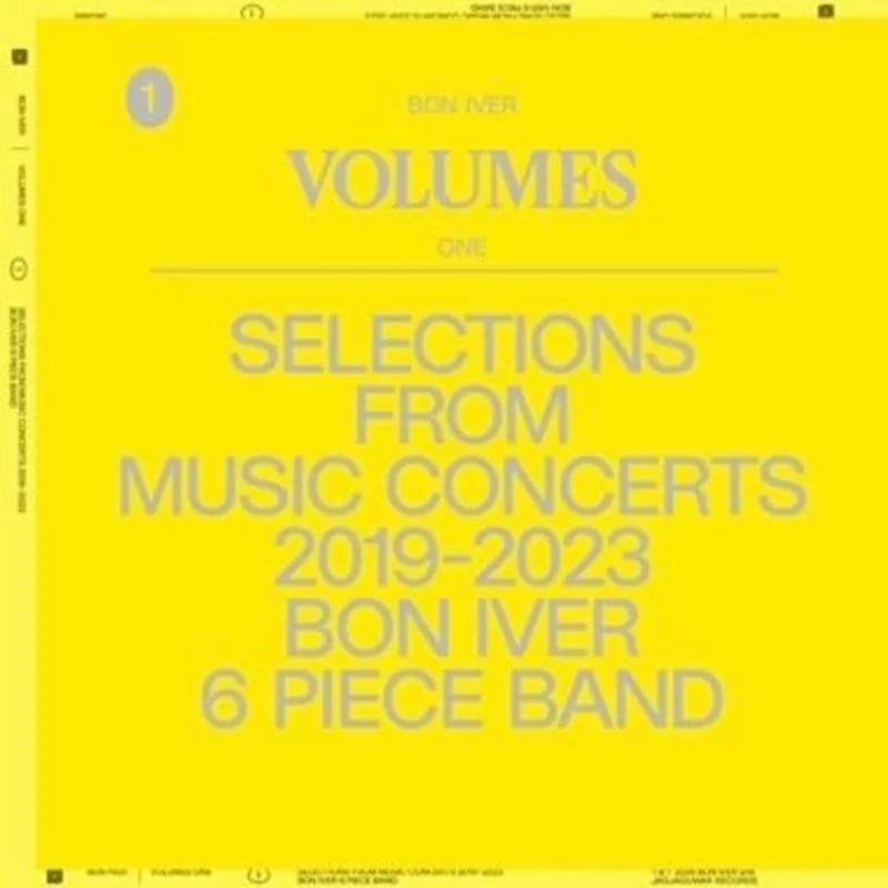 Bon Iver - Volumes: One Selections From Music Concerts 2019-2023 Bon Iver 6 Piece Band Vinyl LP