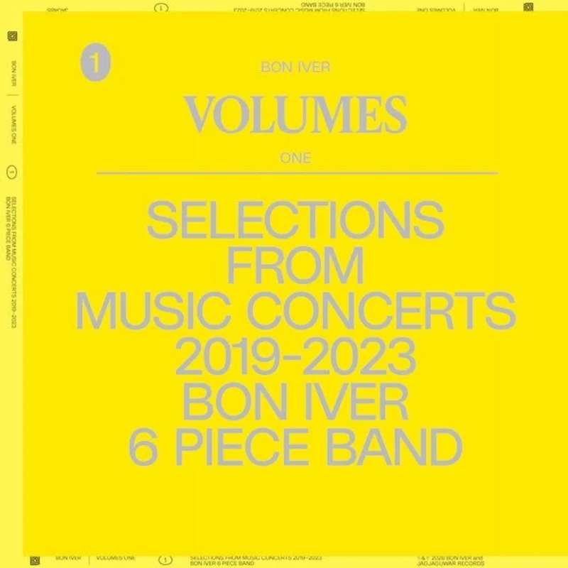 Bon Iver - VOLUMES: ONE "SELECTIONS FROM MUSIC CONCERTS ...  Vinyl Record