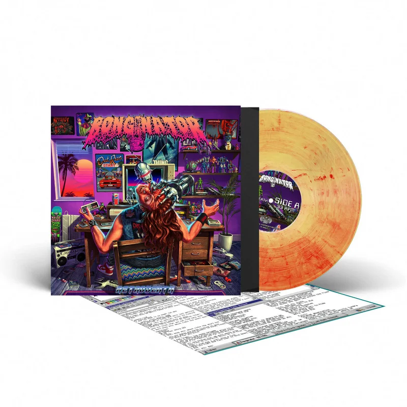 Bonginator - Retrodeath  (Transparent Yellow Marble Vinyl)