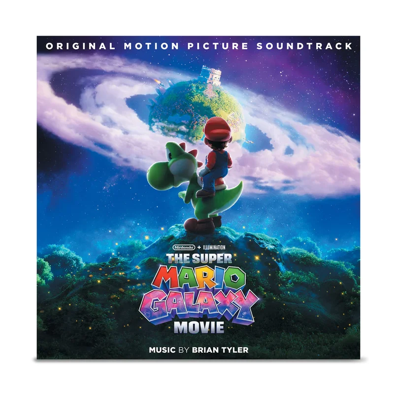 Brian Tyler - The Super Mario Galaxy Movie (Original Soundtrack) (Luma Inspired Yellow Color) Vinyl LP