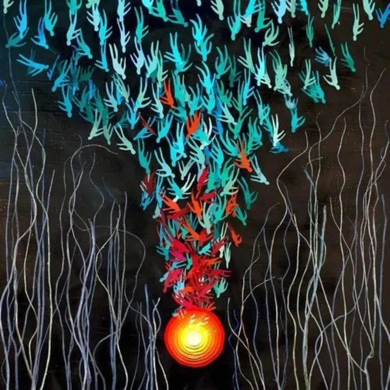 Bright Eyes - Down in the Weeds, Where the World Once Was [Limited 2LP Transparent Red /Orange Color Vinyl]