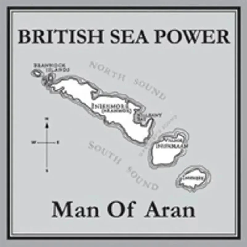 British Sea Power - Man of Aran - Yellow/Blue Color Vinyl