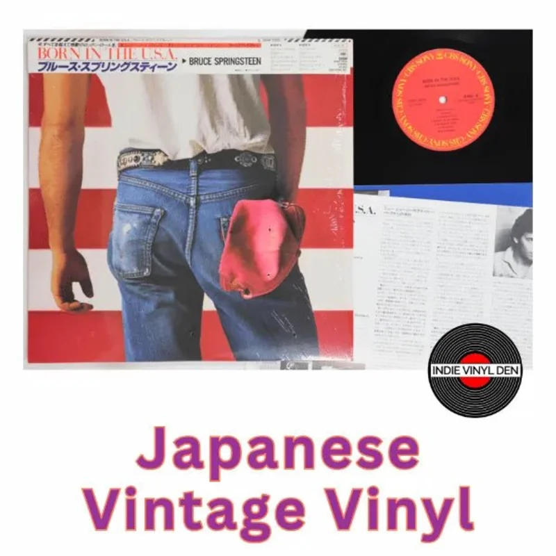 Bruce Springsteen - Born In The USA  - Japanese Vintage Vinyl