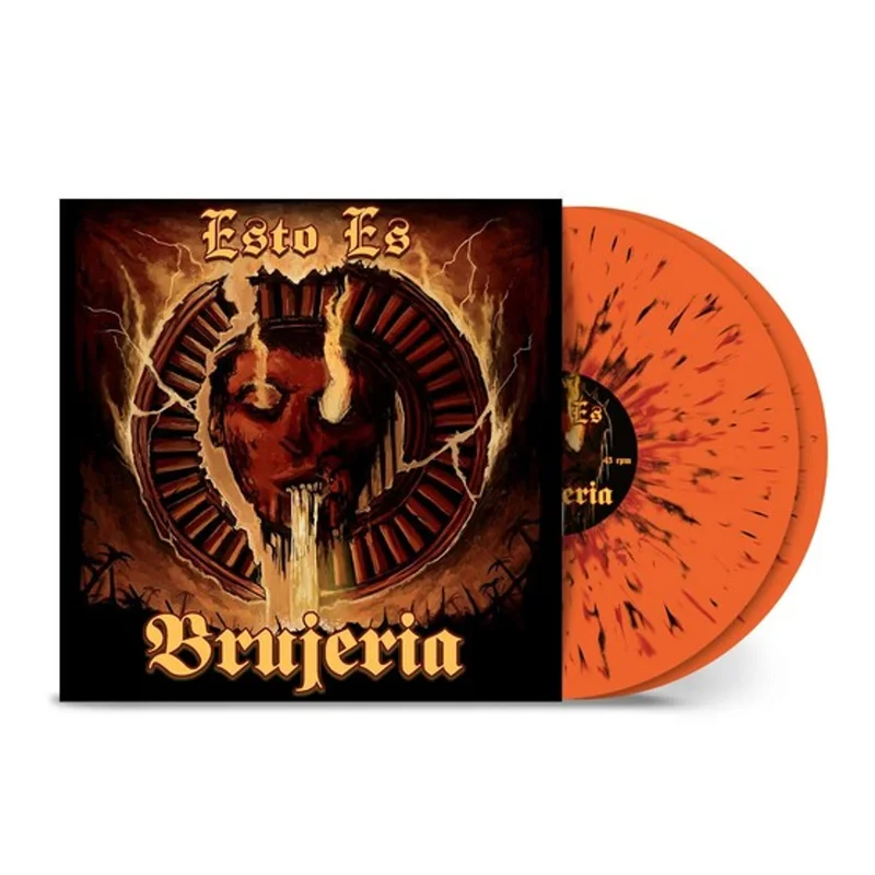 Brujeria - Esto Es Brujeria (Orange, Red & Black Splatter)