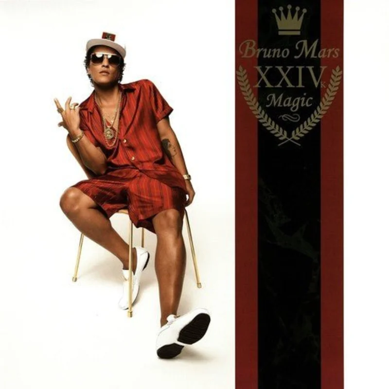 Bruno Mars - 24K Magic (Black Color) Vinyl LP