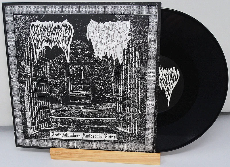 Candelabrum / Sulphuric Night  Death Slumbers Amidst The Ruins