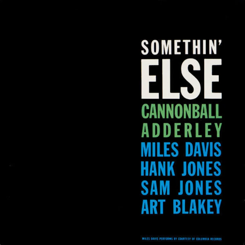 Cannonball Adderley - Somethin' Else (Orange) (Quick Ship)